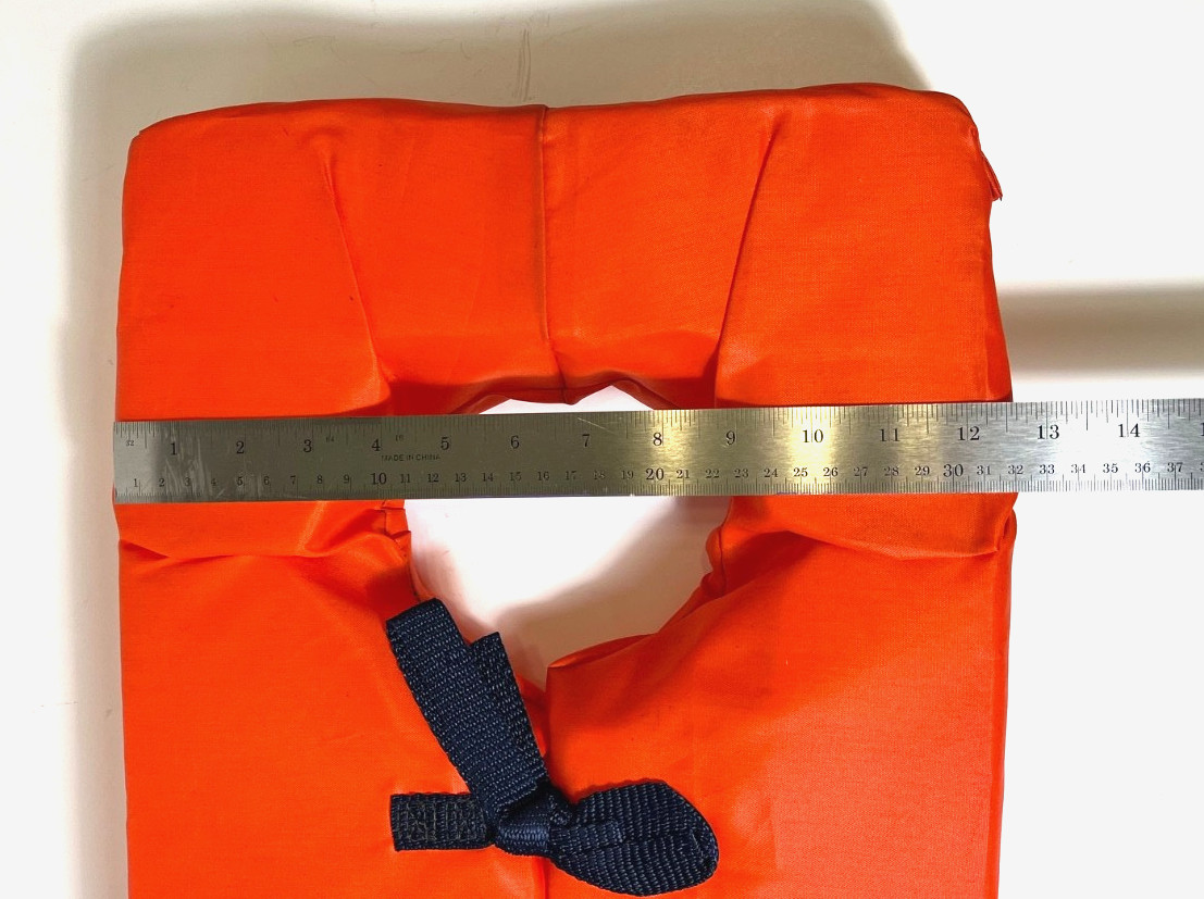 Adult’s Kent Buoyant Life Vest Supports Over 90 lbs Neon Orange TYPE 2-P.F.D USA