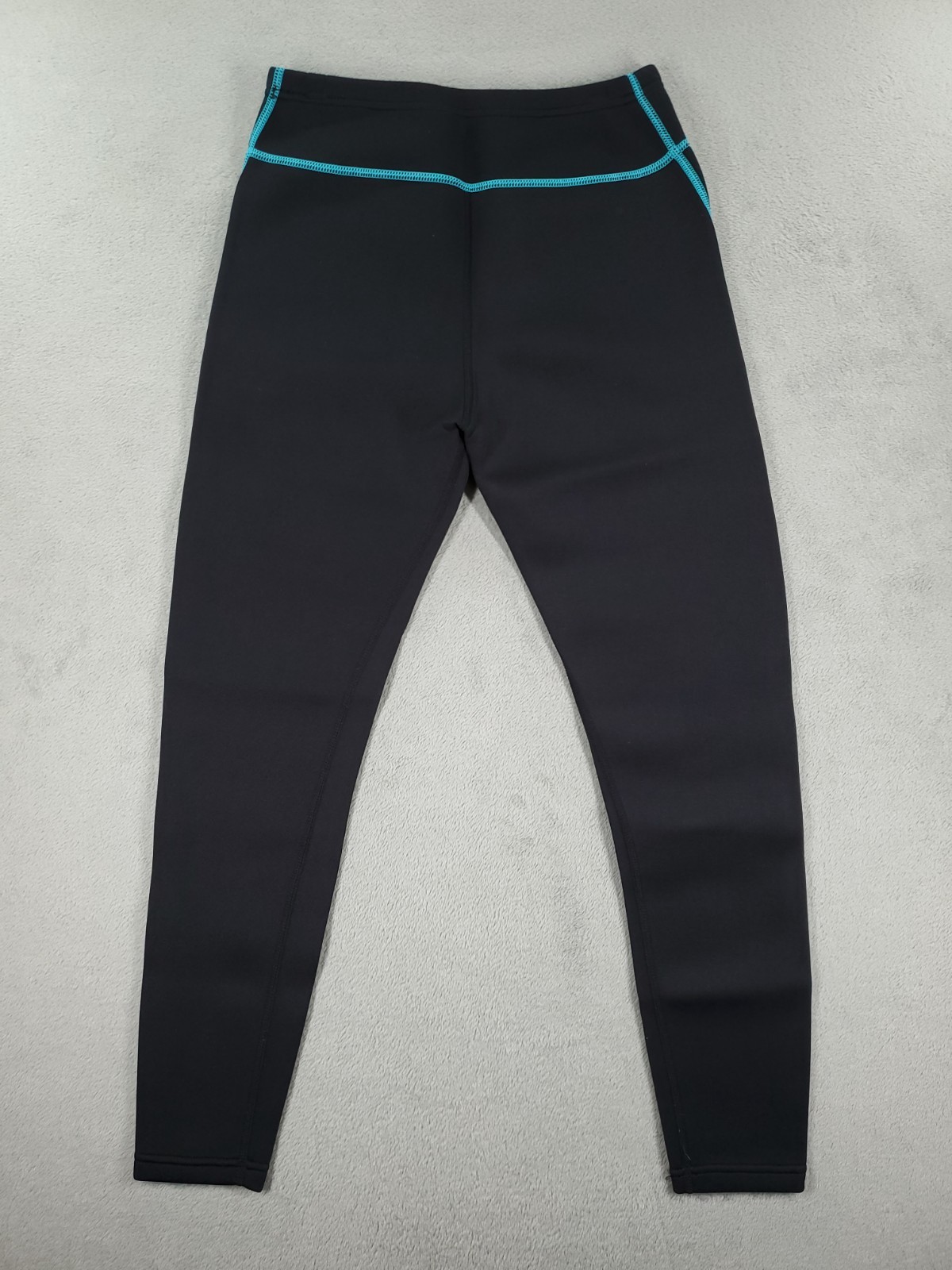 Goldfin Wetsuit Womens M Black Cyan 2 Piece Full Length Long Sleeve Diving Surf