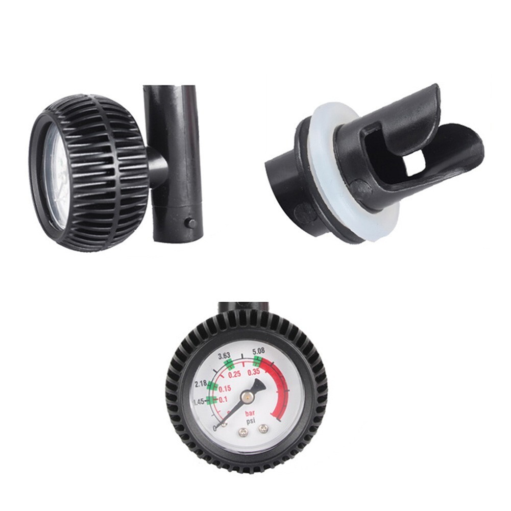 Compact Air Valve Pressure Gauge Accurate Readings Easy Transportation