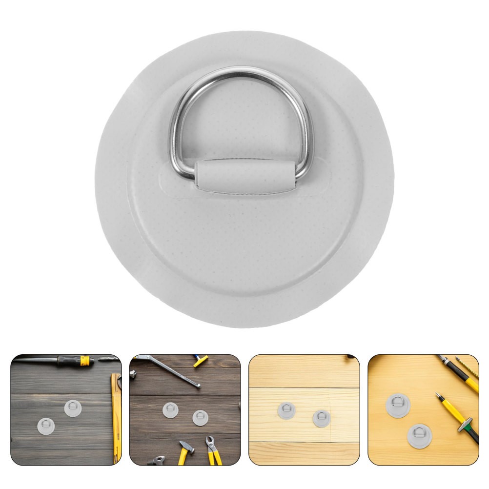 8 Pcs Kayak Accessories D Ring for Inflatable Boat Shaped Buckle