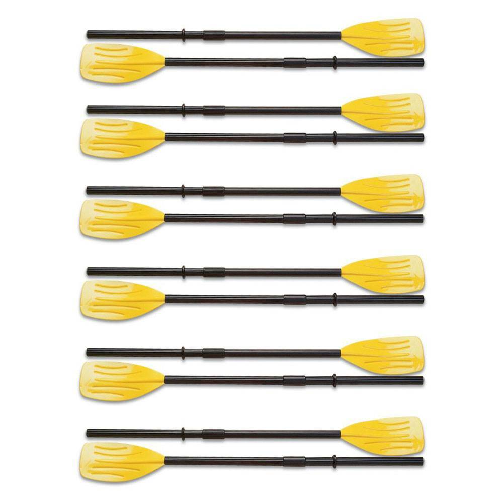 Intex Set of 48″ Paddles Inflatable Boat Ribbed French Oars (12 Pack)
