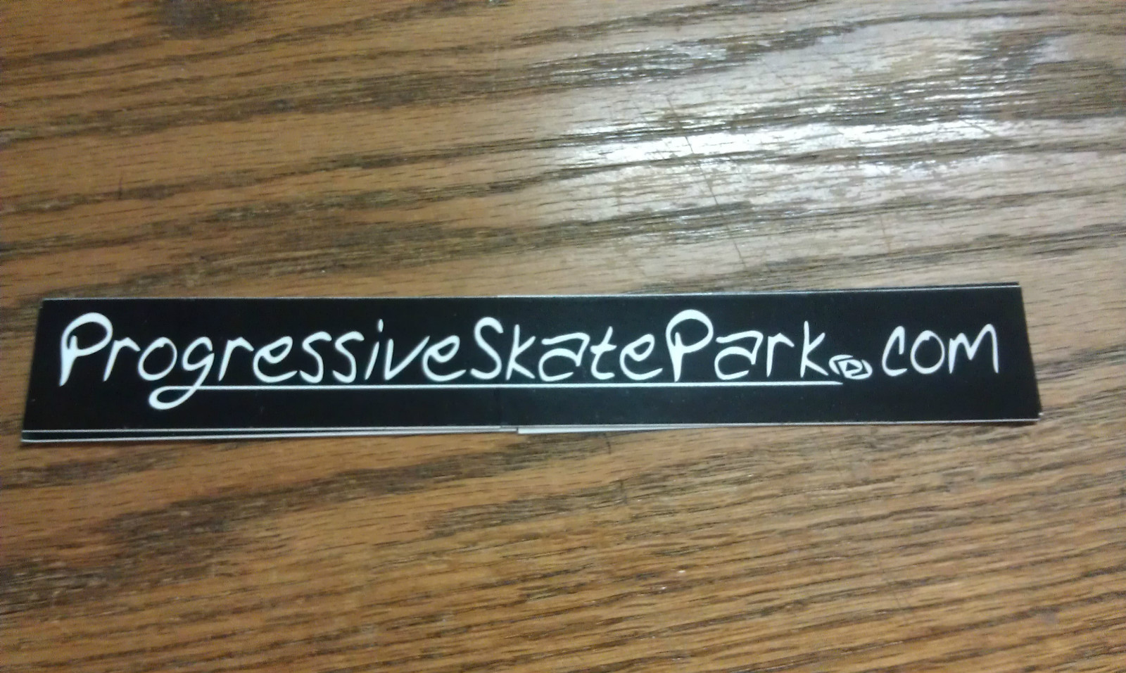 progressive SKATE PARK, sticker, very cool, 7″ x 1″
