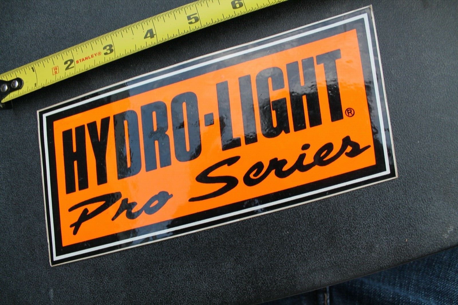 Hydro Light Pro Series Surfboards Epoxy Neon Orange V26B Vintage Surfing STICKER