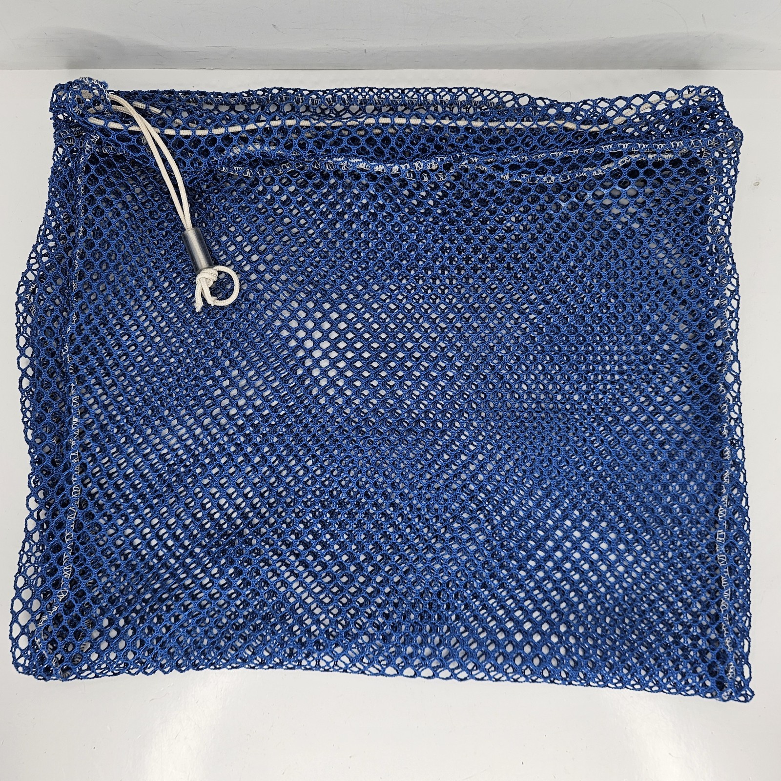 Large Scuba Diving Bag 28 x 16 Mesh Gear Organizer, Swim Fins Holder, Blue USED