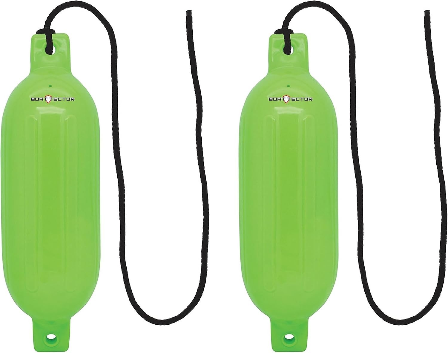 2-Pack BoatTector Inflatable Fenders – 4.5″ x 16″ for Superior Boat Protection