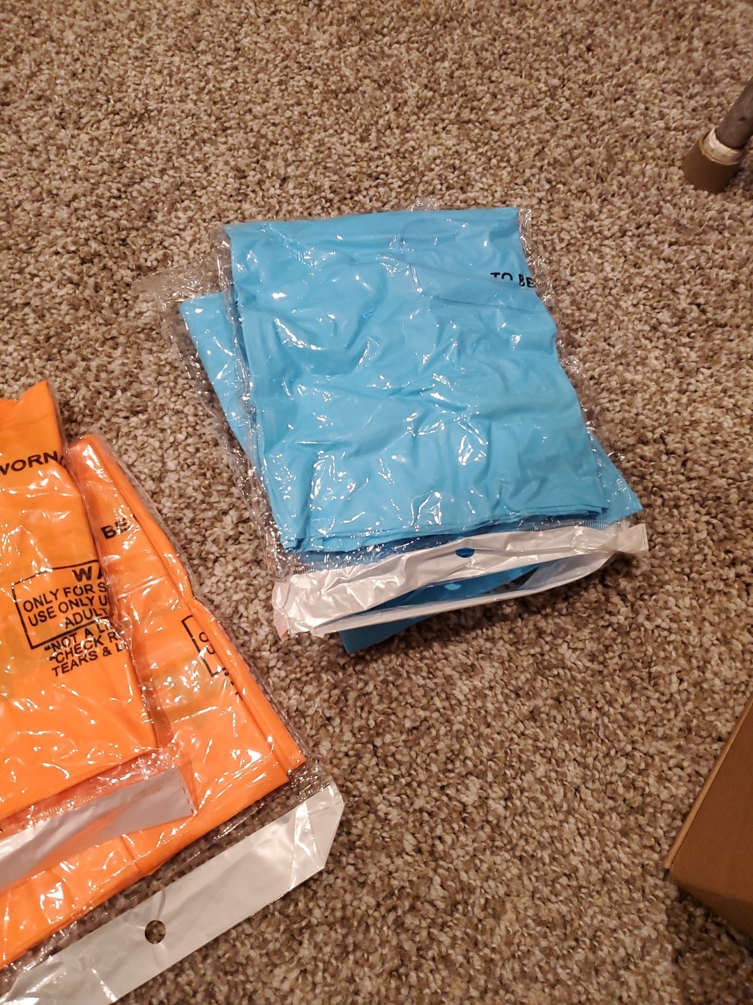 The Star of the Ocean Inflatable Arm Bands Kids Floaties 2 Blue 2 Orange 4 total