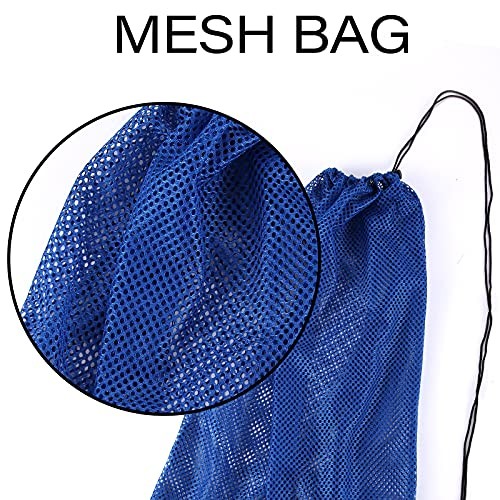 2 Packs Mesh Gear Bag for Snorkel Equipment, Oversized 18″ x 27″ Mesh Dive Bag