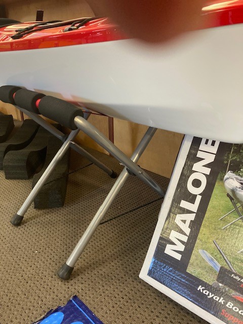 Malone Elevate Kayak Stand MPG349 holds up to 100 lbs.