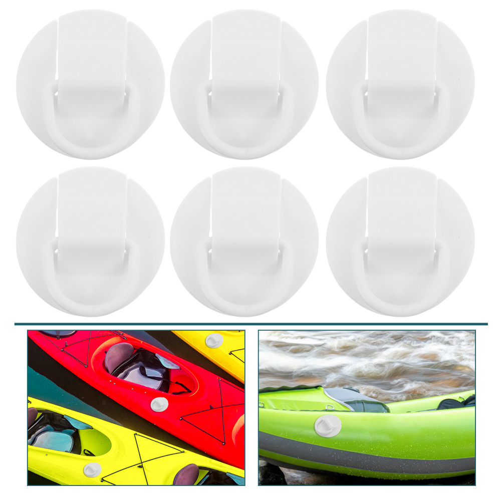 8 Pcs Paddleboard Accessories Patch Kit Kayak Elastic Rope Buckle D-ring