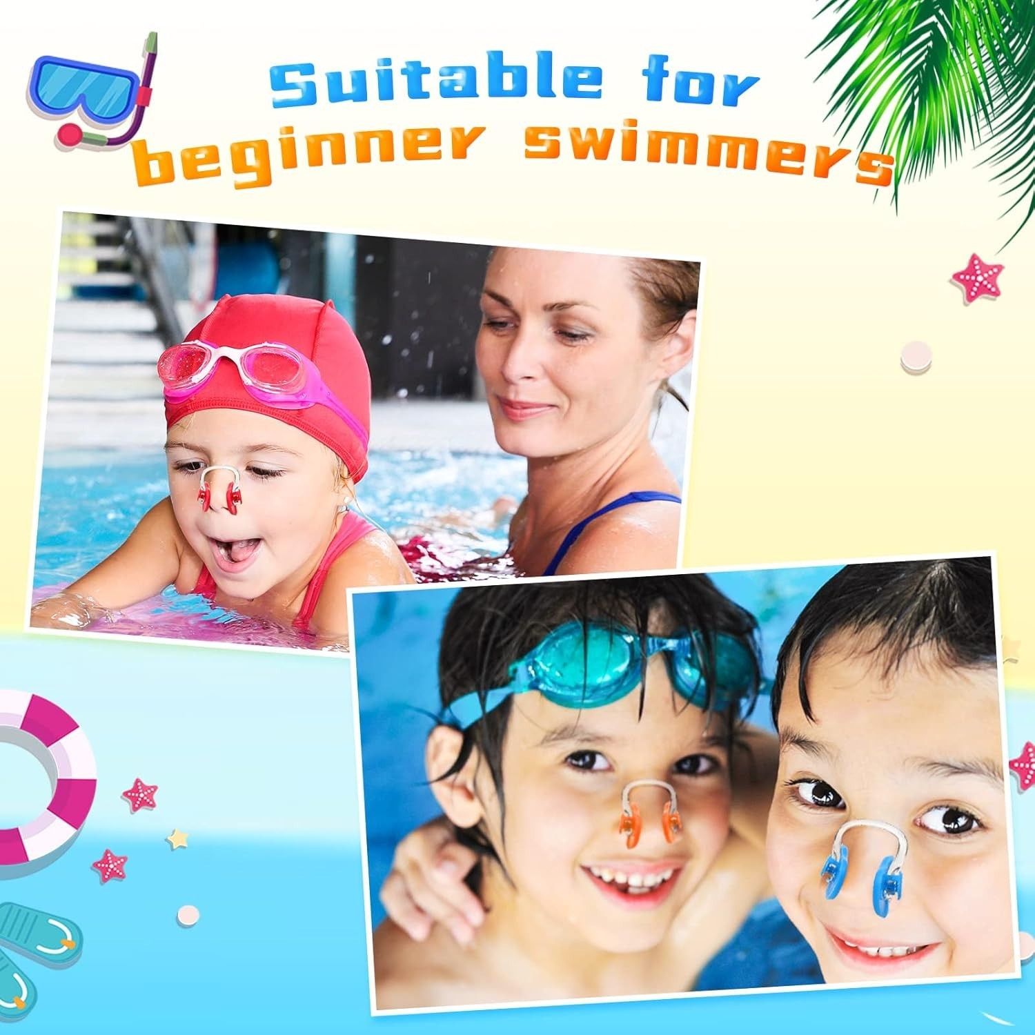 Waterproof Nose Plugs for Swimmers – 100 Pcs