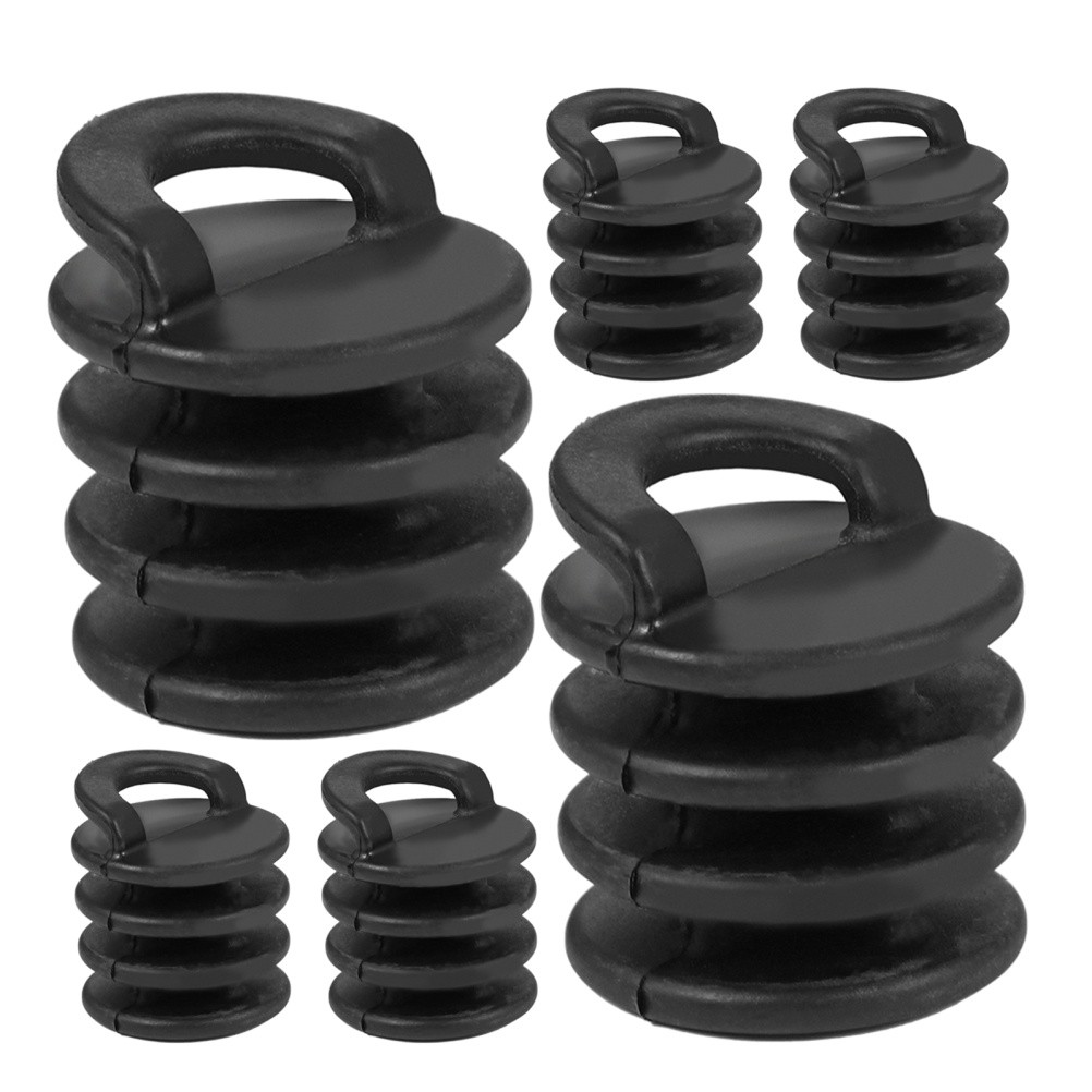 6 Pcs Kayak Scupper Plugs Form-fitting Kit Drain Holes Stopper Bung