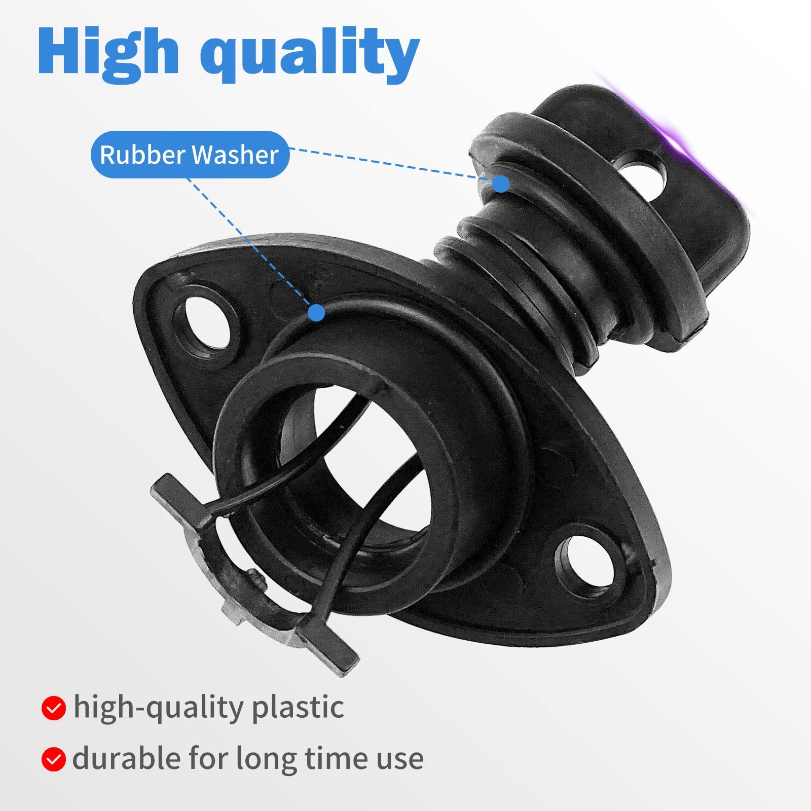 Kayak Scupper Plugs Drain Bung Kit 25mm 1 Inch Plastic Rubber For Boat Canoe