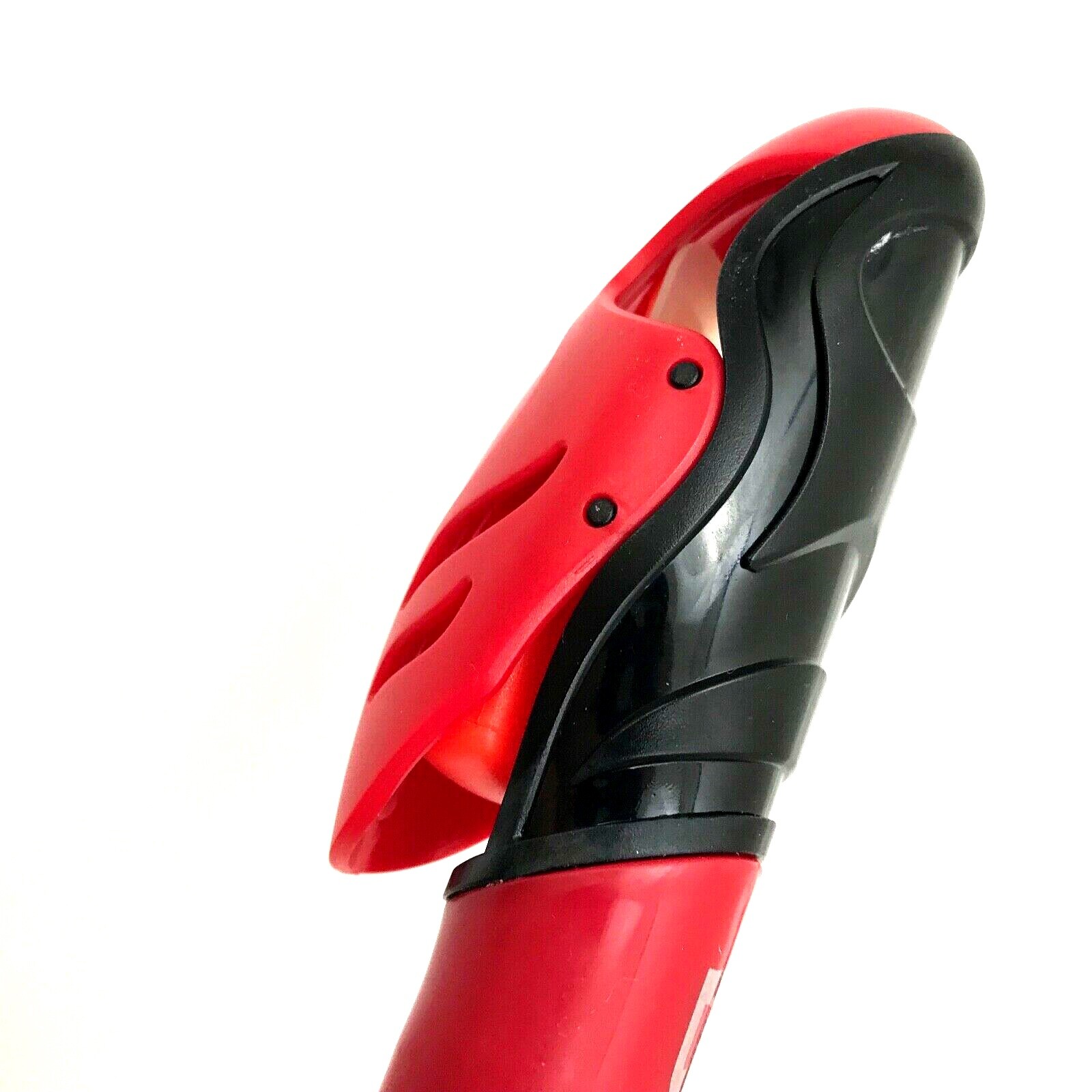 BODY GLOVE Adult Snorkel with Whistle Red Rubber Plastic