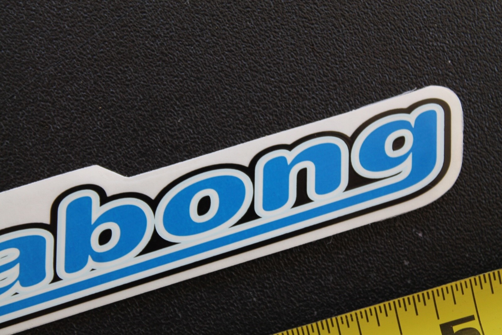 BILLABONG Surfboard Australia Clear Blue Black White B3 Vintage Surfing STICKER