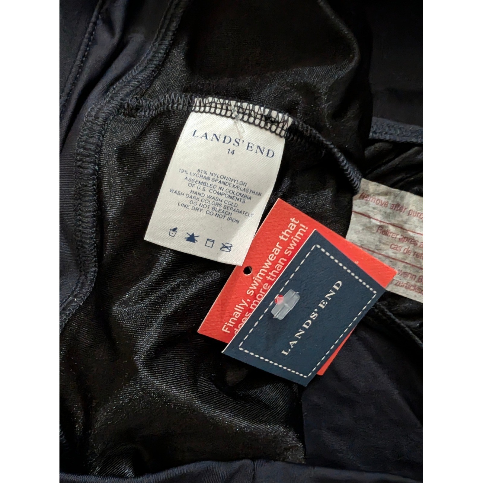 Lands’ End NWT 2-Piece Tankini & Swim Skirt Set Size 14
