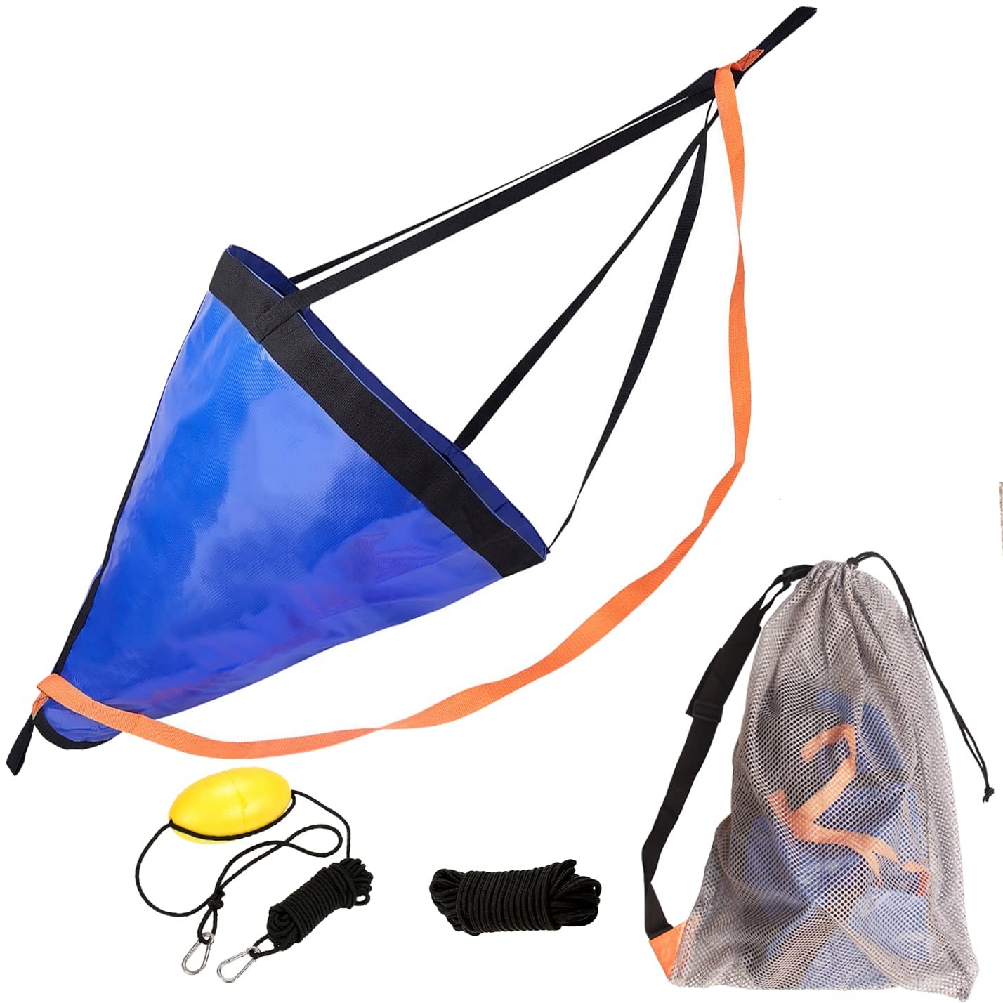 Drift Sock for Fishing Boat, Sea Anchor Drift Control Bag for Kayak, Canoe, P…