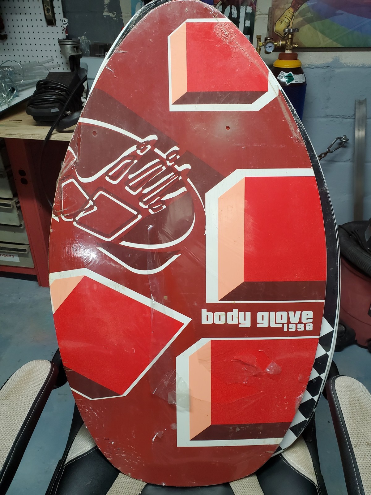 New body glove cube 35 inch wood skin board Vintage graphic