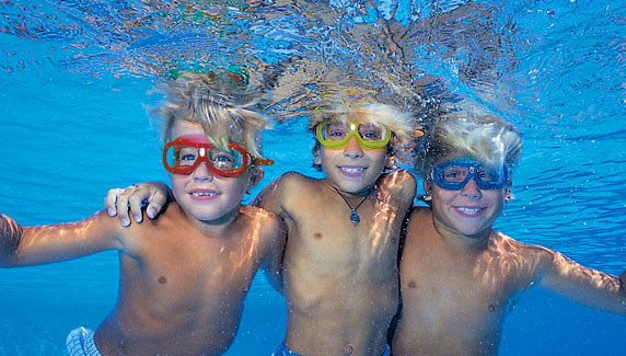 GREEN Aqua Sphere SEAL KID 2 Clear Lens Swim Class Goggles LIME Kid Mask 175310
