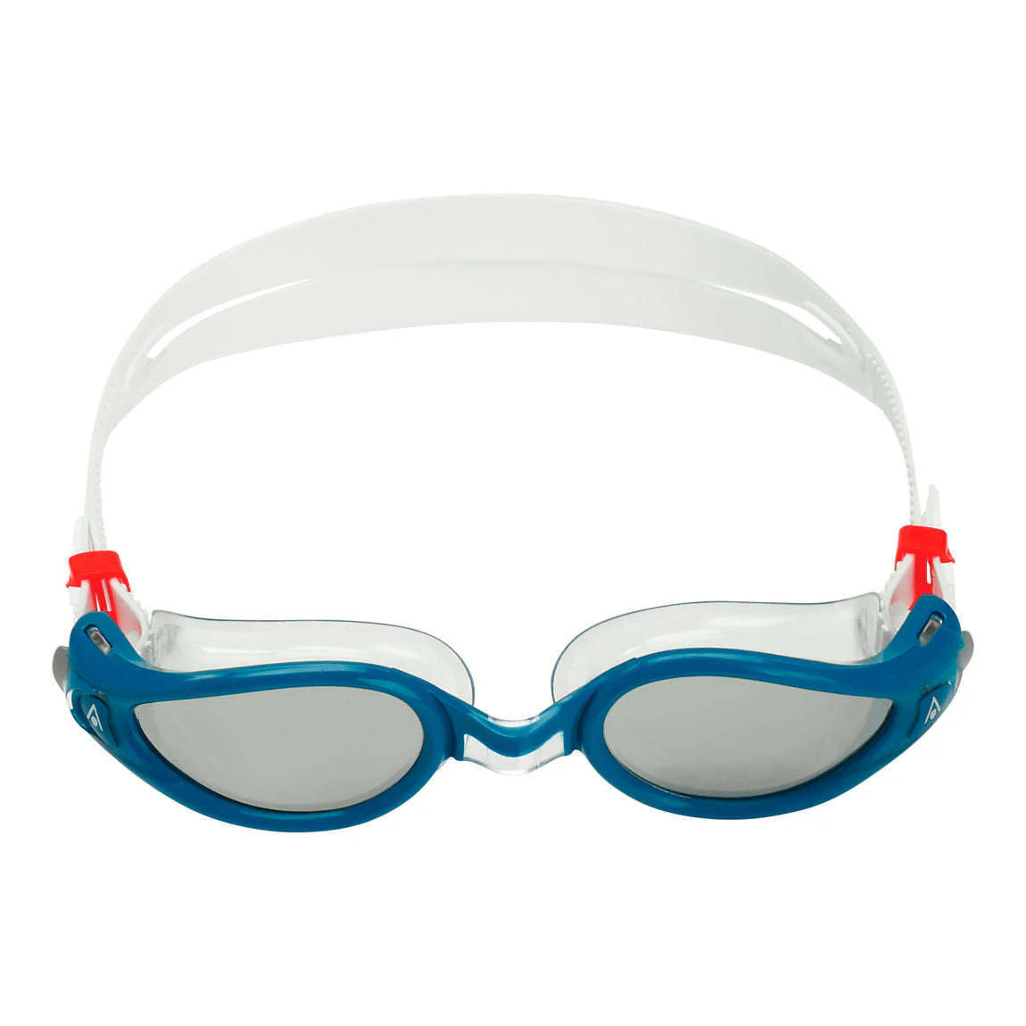 Aqua Sphere Kaiman EXO Silver Titanium Mirror Swim Goggles, Petrol/Transparent