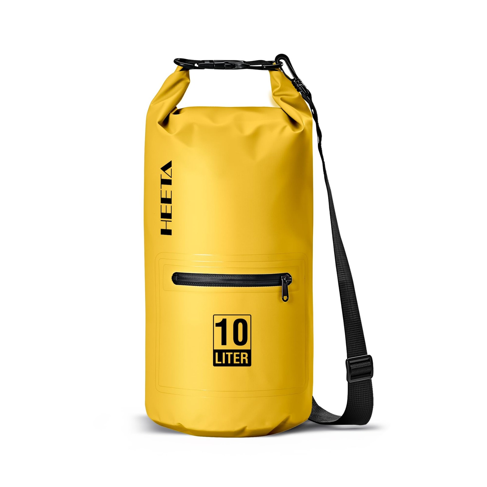 5L/10L/20L/30L/40L Roll Top Dry Bag Backpack Zippered Front Pocket