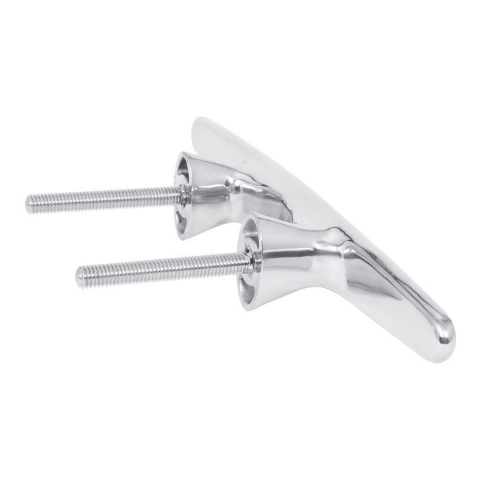 White Water 6057S-200 | 316 SS Studded Contemporary Arch Cleat | 10″ | 2″ Studs