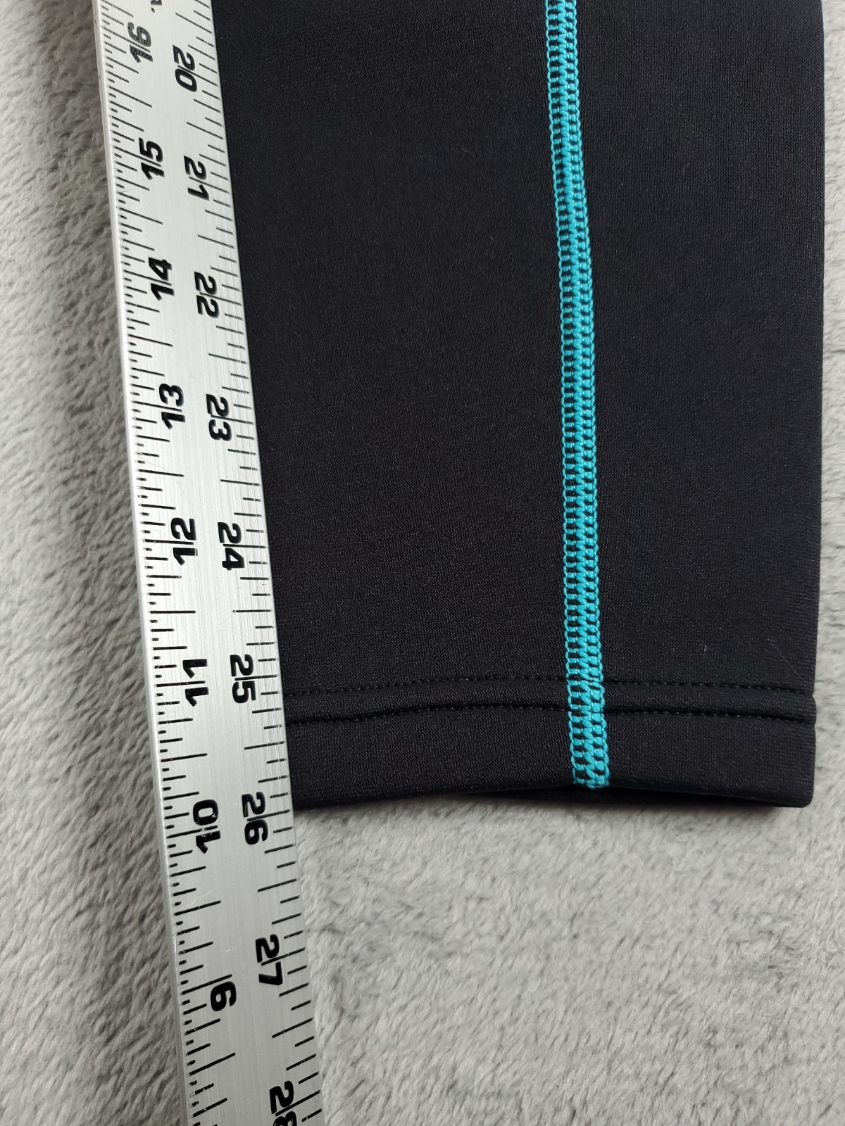 Goldfin Wetsuit Womens M Black Cyan 2 Piece Full Length Long Sleeve Diving Surf