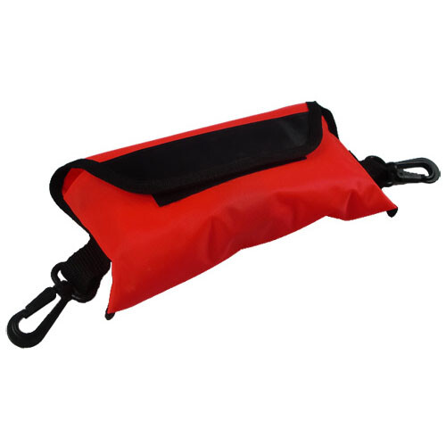 Scuba Diving 4ft Surface Marker Signal Tube with Pouch, Whistle & 36′ String