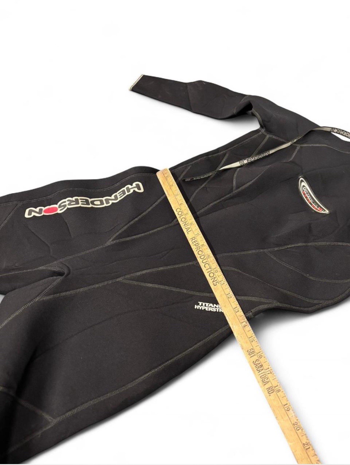Vintage Henderson diving Wet suit Black Sz 12 Water Sports Deep Dive Surf