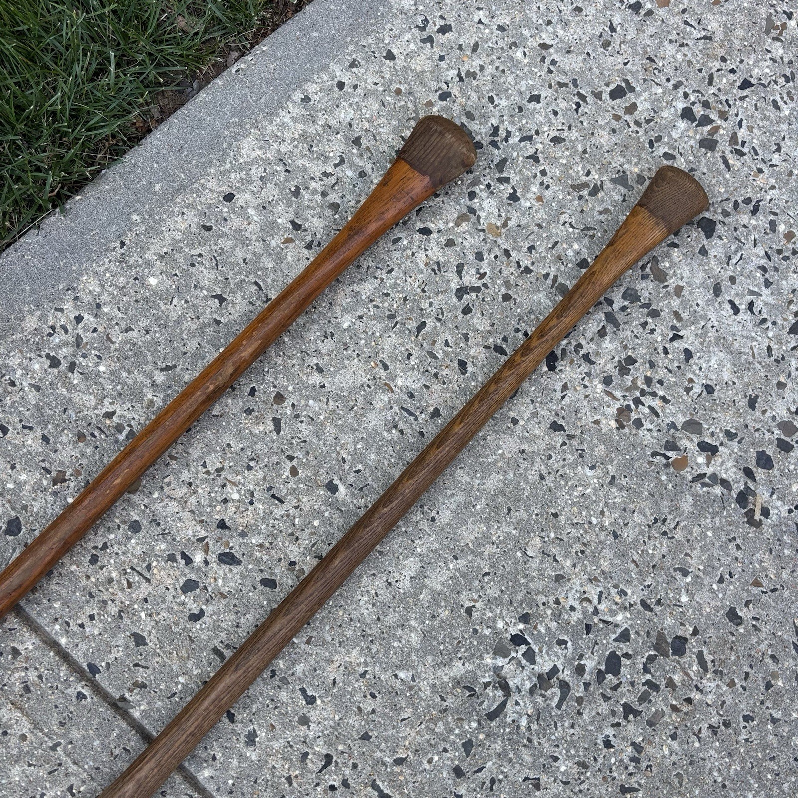 2 x Vintage Wood Canoe Paddles Oars Old Town Rustic Cabin Lake House Decor