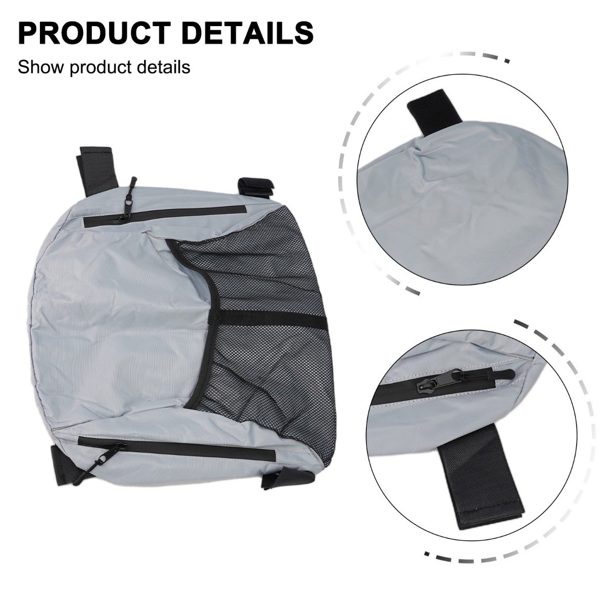 14*42*45cm Accessories Mesh Organizer Chair Backpack Storage Bag