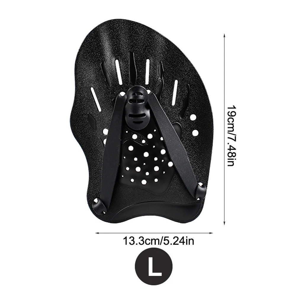 Swimming Hand Paddles Training Flippers with Adjustable Straps
