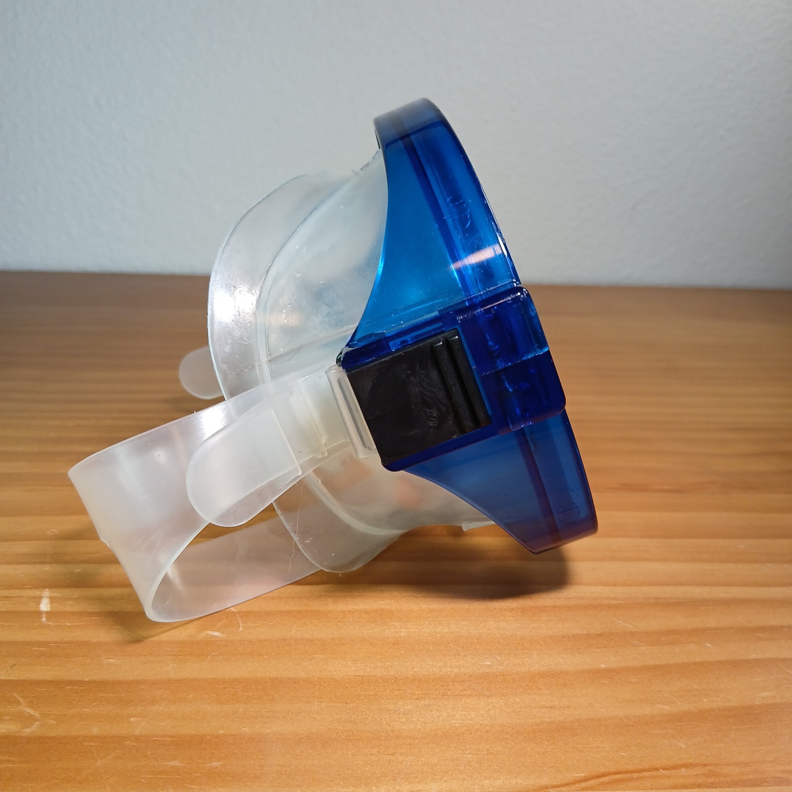 Deep See VTG Dive Mask Tempered Glass Silicone Goggles Snorkle Molokai Blue