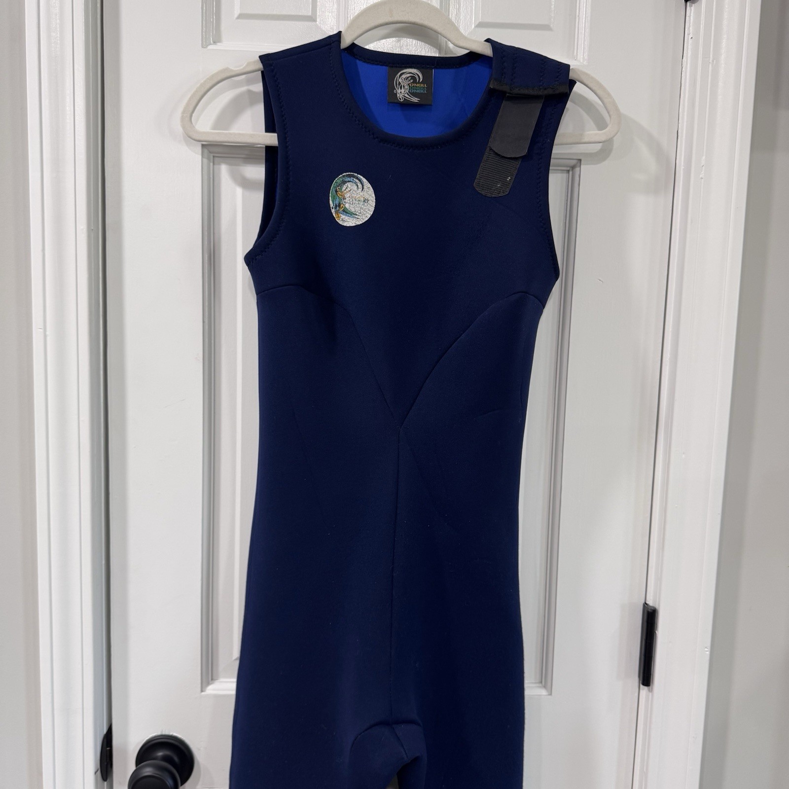 Vintage O’Neill Womens Wetsuit Size 12 Navy Sleeveless Full Suit Made USA