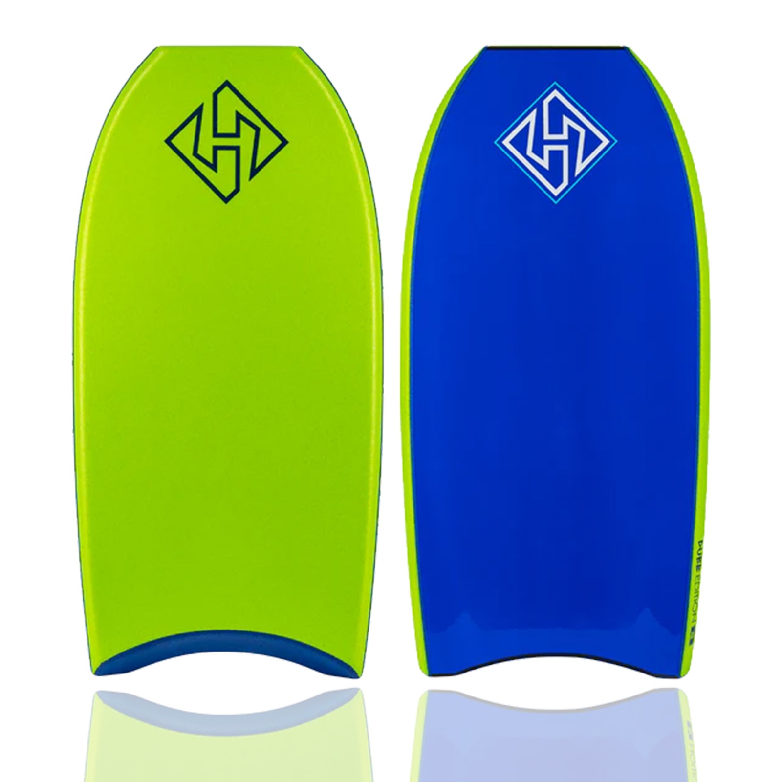 Hubboards Dubb PP HD Crescent Bodyboard-45.5″-Black/Midnight Blue/White