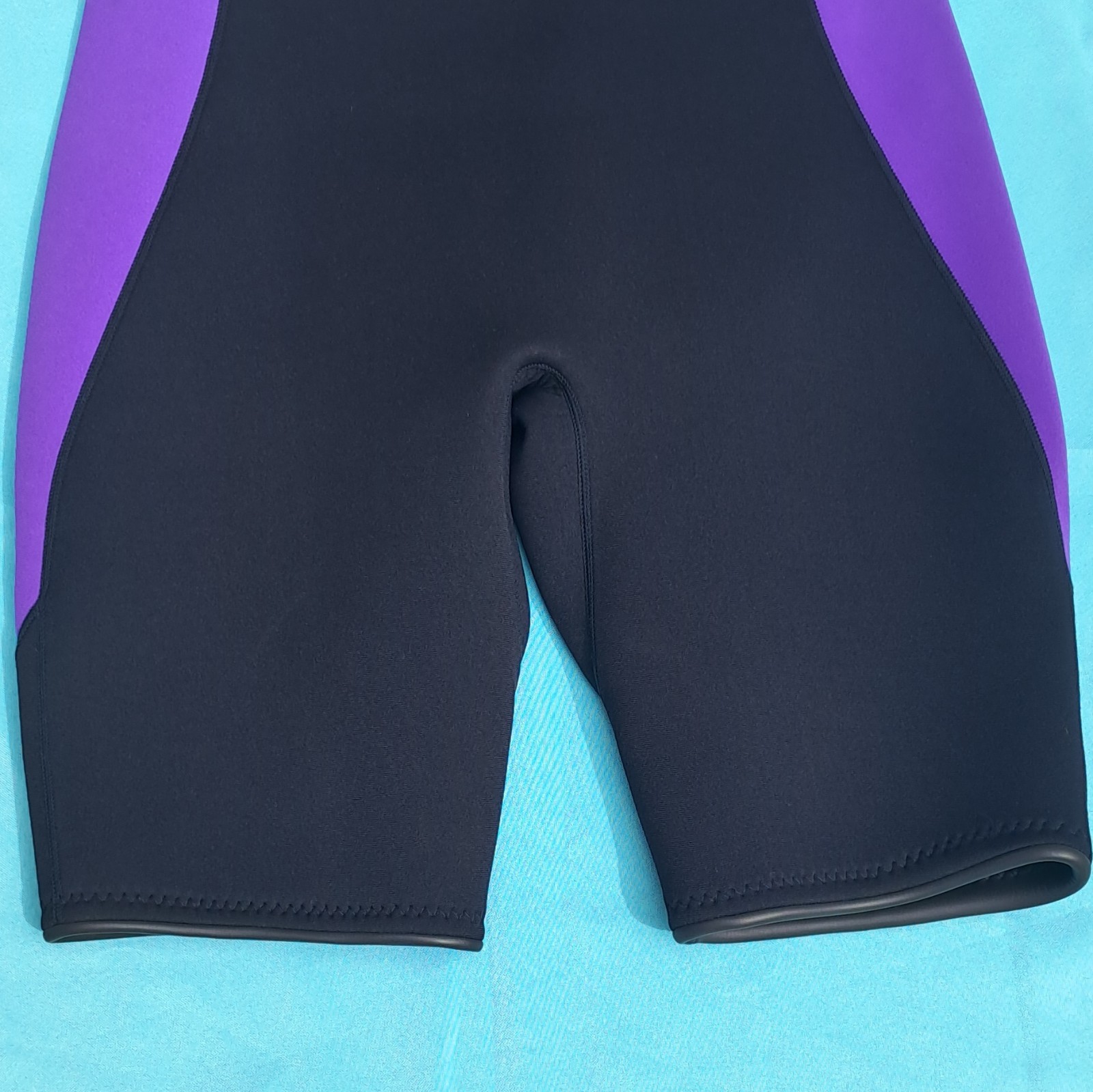 Stearns Woman’s Wetsuit Neoprene Shorty Black/Purple Size M Made in Thailand