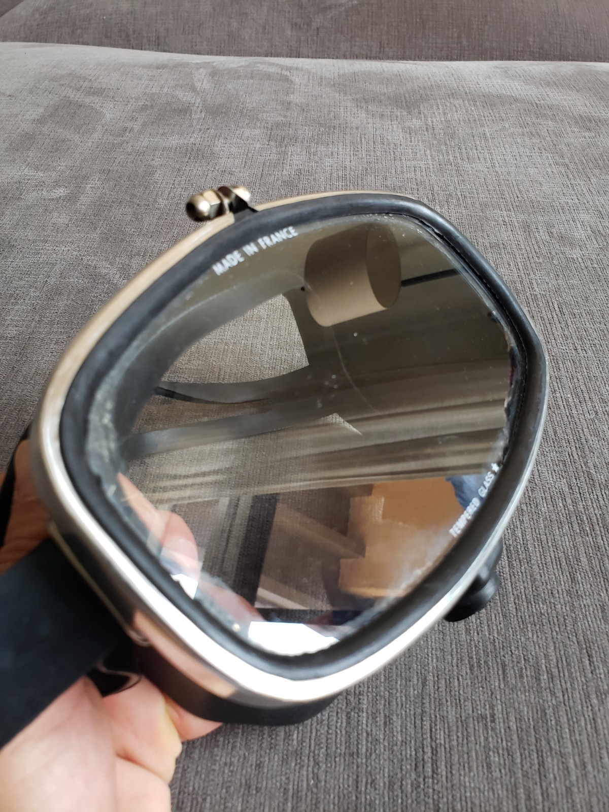 Vinatge GYMNOT Nautica Scuba Snorkeling Mask – Made In France – GREAT COND!