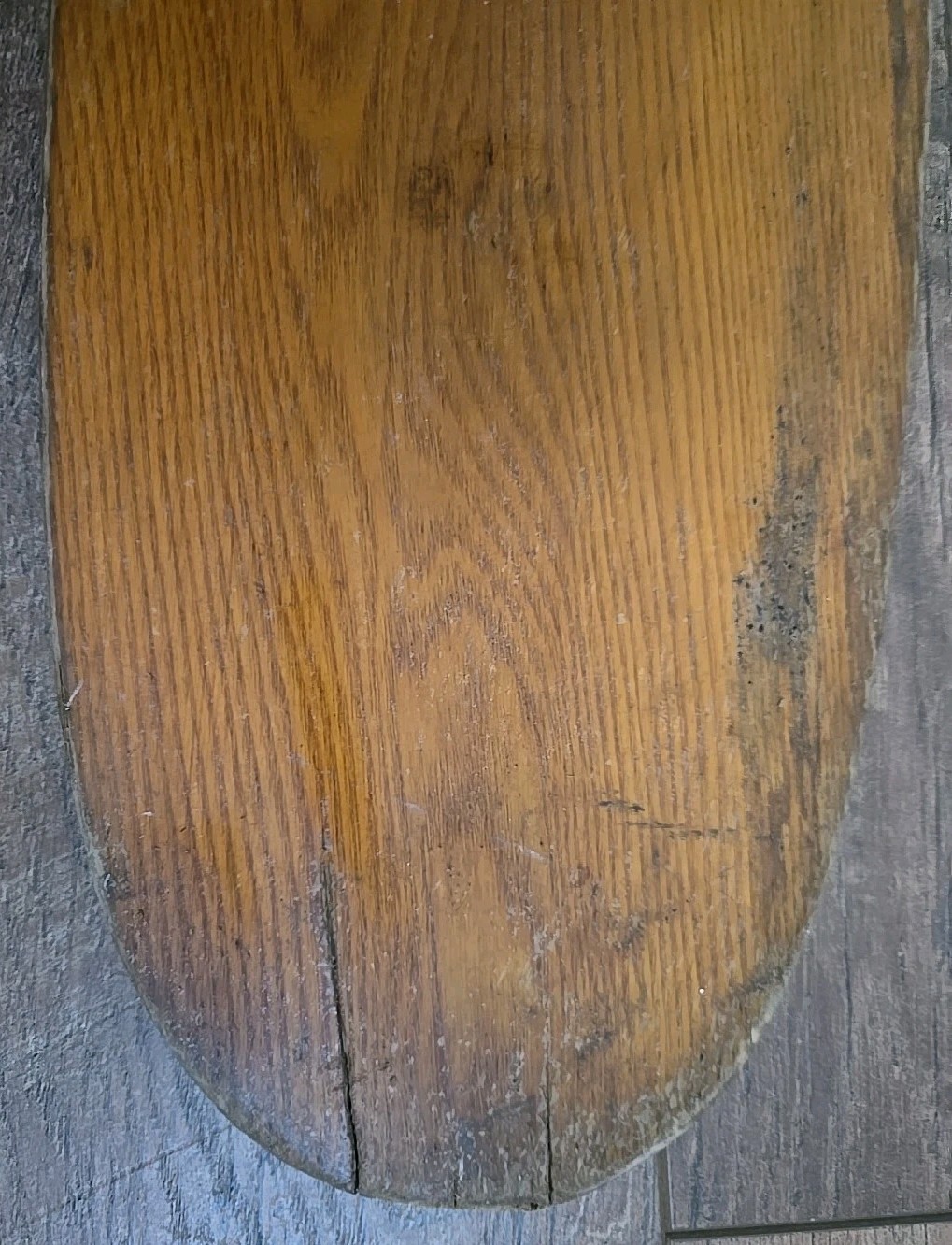 VTG Old Town Canoe Co Wood Oar Paddle 66″ Salvaged Home Wall Décor Maine