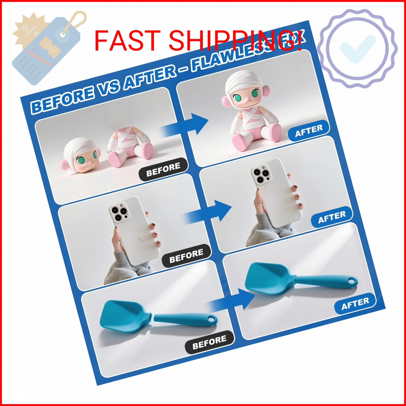 Meuvcol Silicone Glue 100g – Fast-Bonding & Waterproof Silicone Adhesive for Sil