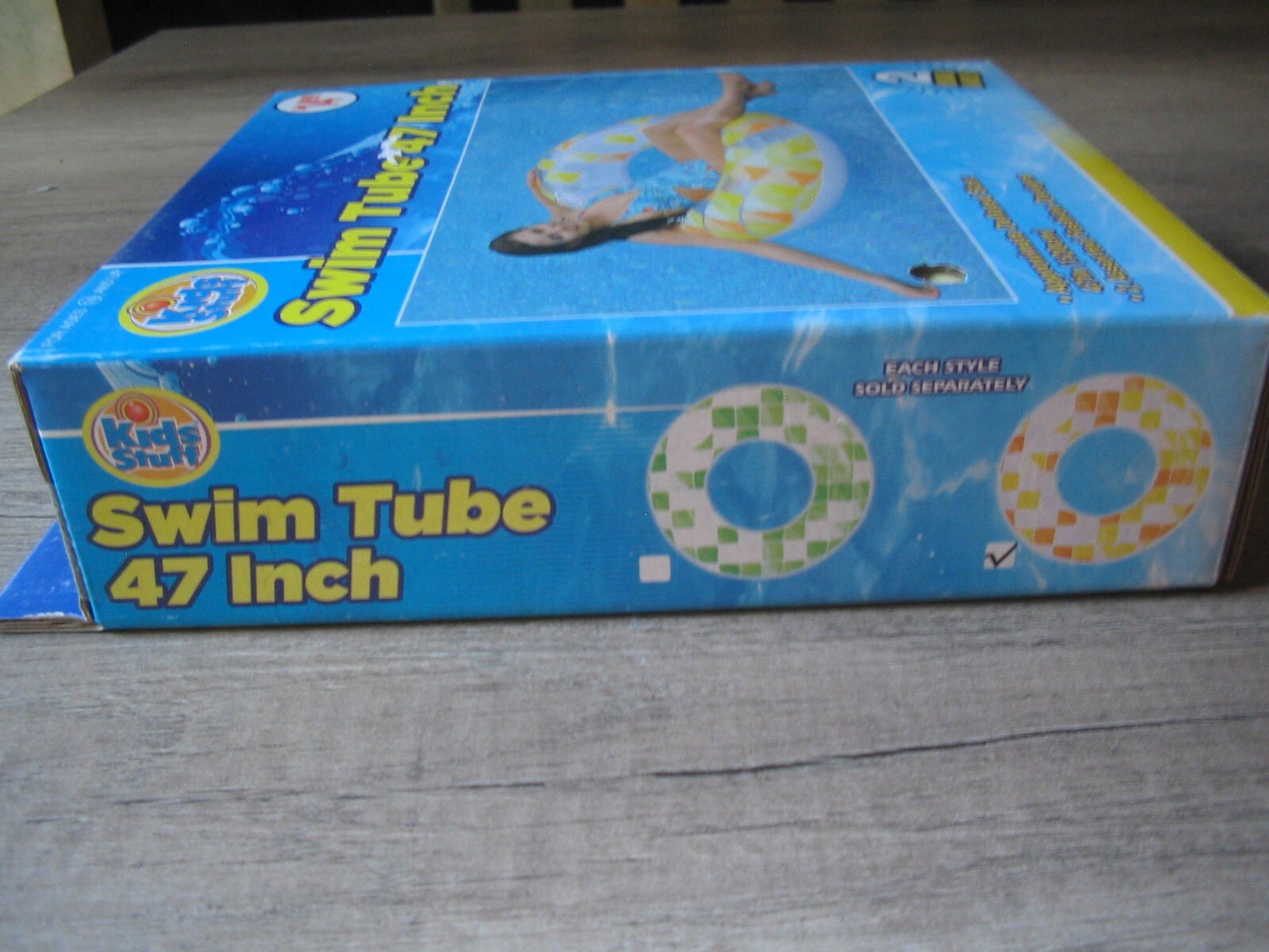 Swim Tube 47 Inch Kids Stuff With 2 Durable Handles Age 14 And Up Adult Sealed