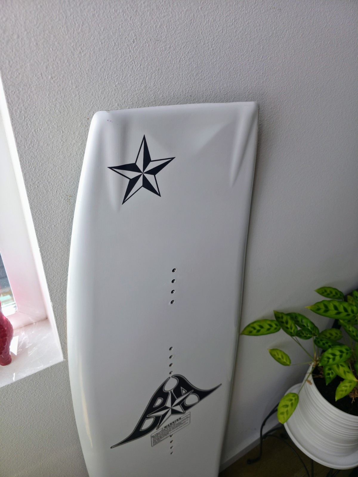 VINTAGE 1999 Bad Ass Wakeboards Garden 135 Shaped by Herbie Fletcher Drew Brophy