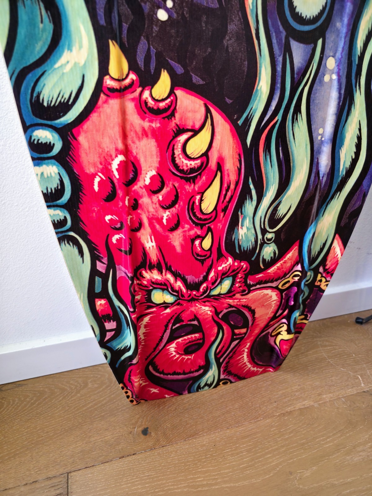 VINTAGE 1999 Bad Ass Wakeboards Garden 135 Shaped by Herbie Fletcher Drew Brophy