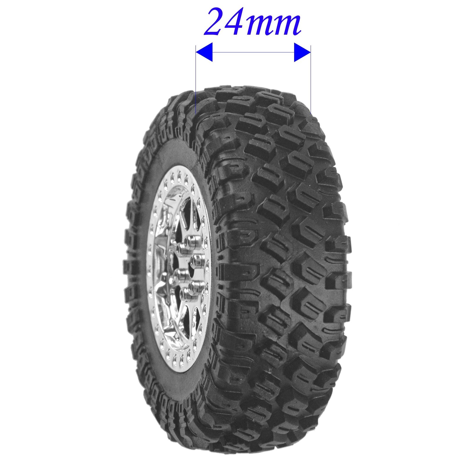 OD 2.7″ Rubber Tires & Plastic Wheel Rims Compatible with MN Model MN90 MN91 …