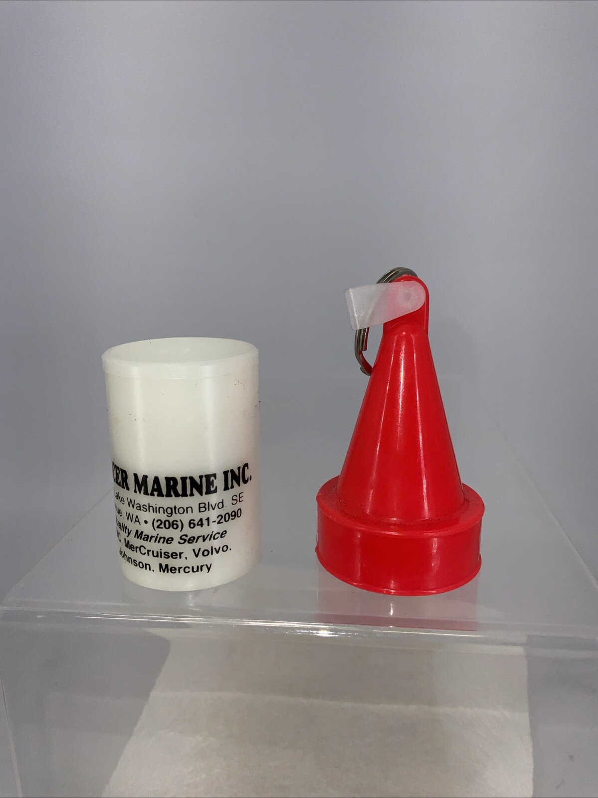 Boat Floating Key Ring Holder Warterproof Storage Compartment Mercer Marine, Wa