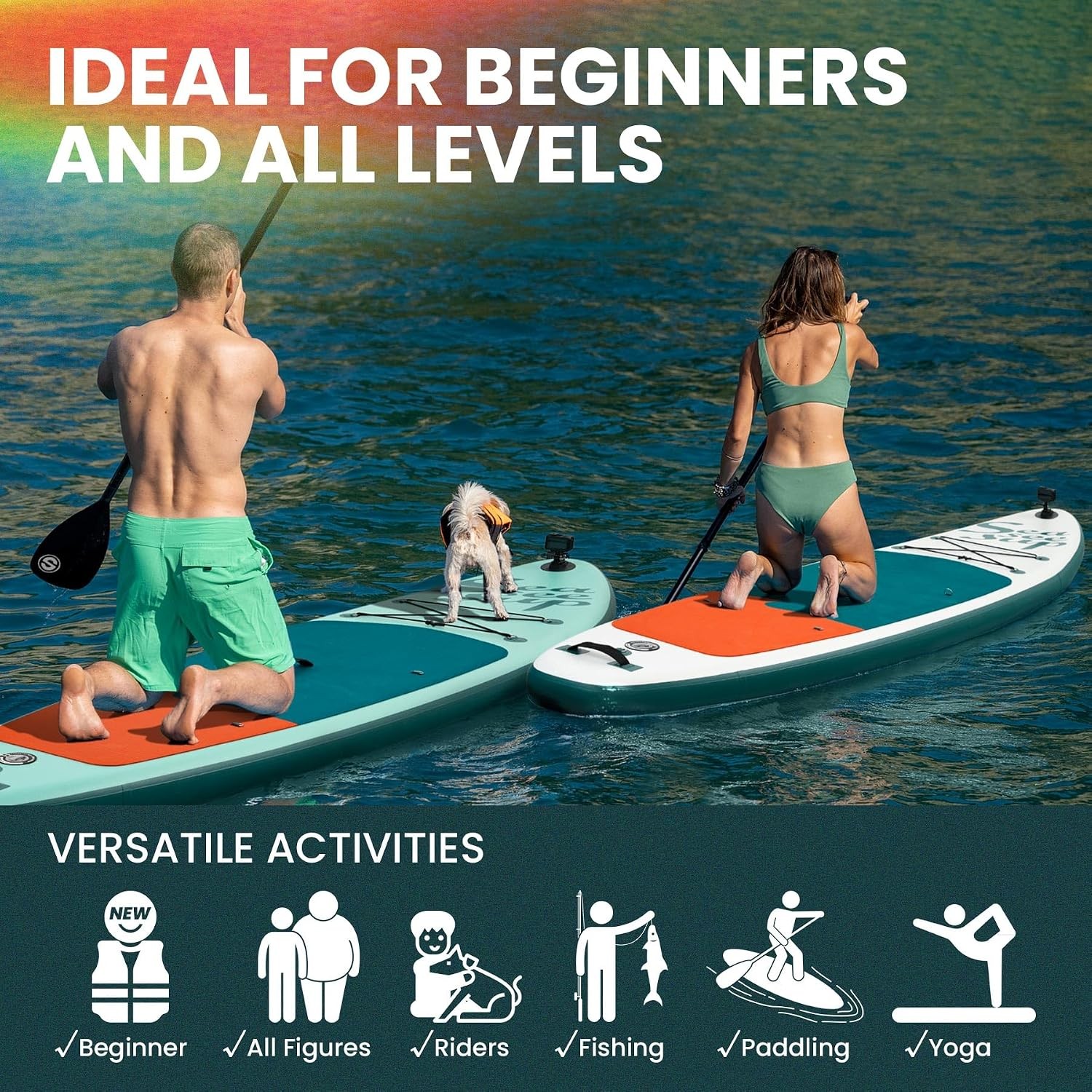 Lightweight iSUP 11ft Inflatable Stable Paddle Accessories