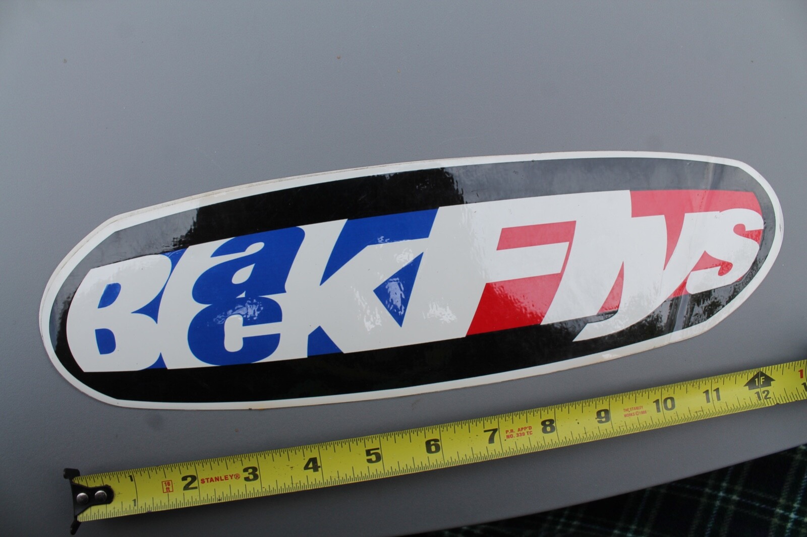 BLACK FLYS Eyewear Red White Blue USA Flag OG Vintage SUNGLASSES Surfing STICKER