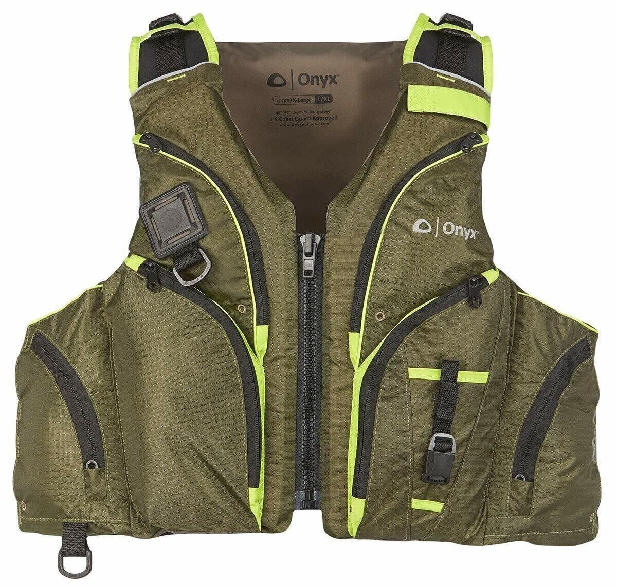 Onyx 120600-400-070-20 All Adventure Pike Paddle Sports Vest – Green, 2XL/3XL