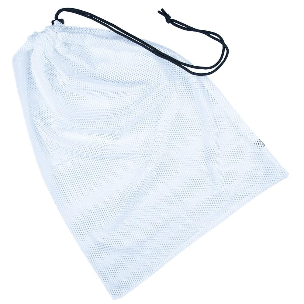 Golberg Mesh Bag – 18 x 24 Inches – Use for Laundry, Beach 18 X 24″, White