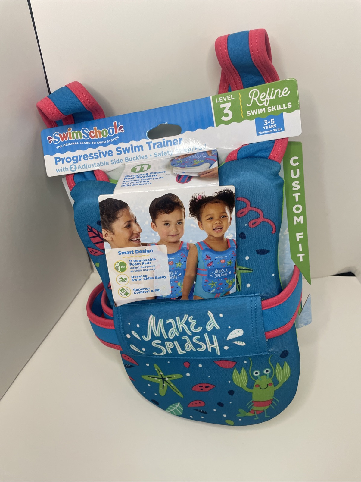 Swim School Progressive Swim Trainer Level 3 for Ages 3-5 Years Maximum 38 lbs