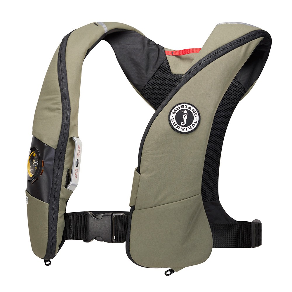 Mustang Elite 120 Coastal Inflatable PFD – Everglade Green