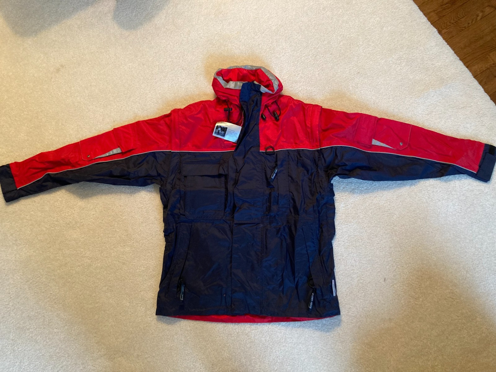 NEW – Float Tech – Weather Inflatable Jacket with Reflective Material – XS
